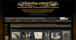 Desktop Screenshot of engravingforum.com